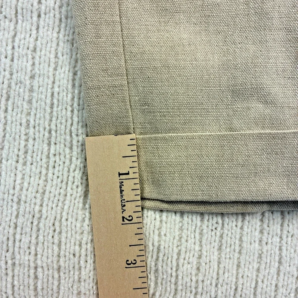 Dockers VTG Linen Cotton Blend Khakis Pants Pleated 37 x 29 (Tagged 38 x 30) 90s